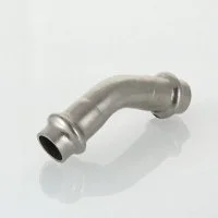 ᐉ Пресс-угольник 45° (раструб-раструб) из нержавеющей стали Valtec нар. р. 54 х 54 мм ✔️ фото | ⏩ Progreem.by