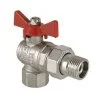 Шаровой кран Valtec Base угловой с полусгоном 1 вн.-нар.