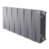 Радиатор биметаллический Royal Thermo PianoForte 300 Серебристый [12 секций]