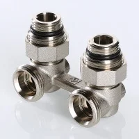 ᐉ Узел угловой Valtec 1/2" x 3/4" (евроконус) для нижнего подключения радиатора ✔️ фото | ⏩ Progreem.by