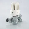 Комплект терморегулирующего оборудования для радиатора Valtec, угловой 1/2" ᐉ Комплект терморегулирующего оборудования для радиатора Valtec, угловой 1/2" VT.045.N.04 ✅ фото | Valtec ⭐ Progreem.by