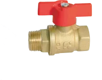 ᐉ Кран шаровой БАЗ 11Б27п1 Ду20 А31/1 3/4” вр/нр бабочка ✔️ фото | ⏩ Progreem.by