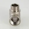 Тройник латунный Valtec с двумя переходами на нар.р. 1/2" ᐉ Тройник латунный Valtec с двумя переходами на нар.р. 1/2" VTr.133.N.0004 ✅ фото | Valtec ⭐ Progreem.by