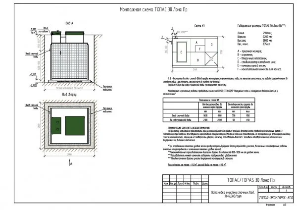 ᐉ Септик Топол-Эко ТОПАС 30 Лонг Пр ✔️ фото | ⏩ Progreem.by