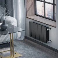 ᐉ Радиатор биметаллический Royal Thermo PianoForte 300 Чёрный [8 секций] ✔️ фото | ⏩ Progreem.by