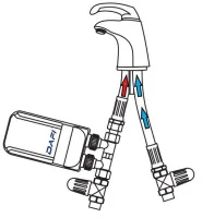 ᐉ Проточный водонагреватель DAFI Х4 7,3 [7.3 кВт] ✔️ фото | ⏩ Progreem.by