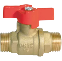 ᐉ Кран шаровой БАЗ 11Б27П1 Ду15 А32/1 1/2” нр/нр бабочка ✔️ фото | ⏩ Progreem.by