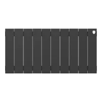 ᐉ Радиатор биметаллический Royal Thermo PianoForte 300 Чёрный [10 секций] ✔️ фото | ⏩ Progreem.by