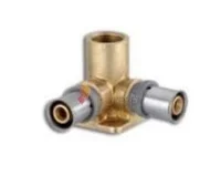 Водорозетка 90° раздвоенная Kermi x-net 16 мм 1/2 вн.р.