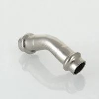 ᐉ Пресс-угольник 45° (раструб-раструб) из нержавеющей стали Valtec 15 мм ✔️ фото | ⏩ Progreem.by