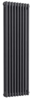 Радиатор стальной трубчатый Primoclima LAVA 2-1800-1738 боковое подключение [6 секций], антрацит