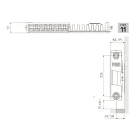 ᐉ Радиатор стальной панельный Prado Classic тип 11 300-800 ✔️ фото | ⏩ Progreem.by