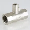 Тройник Valtec для подключения датчика температуры 1"-M10 ᐉ Тройник Valtec для подключения датчика температуры 1"-M10 VTr.250.N.0006 ✅ фото | Valtec ⭐ Progreem.by