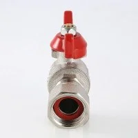 ᐉ Кран шаровой Valtec BASE угловой с накидной гайкой 1" вн.-вн. ✔️ фото | ⏩ Progreem.by