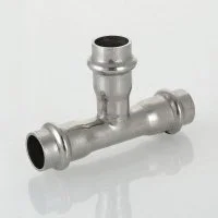 ᐉ Пресс-тройник из нержавеющей стали VALTEC 22 х 18 х 22 мм ✔️ фото | ⏩ Progreem.by