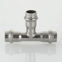 ᐉ Пресс-тройник из нержавеющей стали Valtec 28x22x28 мм ✔️ фото | ⏩ Progreem.by