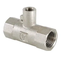 Тройник Valtec для подключения датчика температуры 1"-M10 Тройник Valtec для подключения датчика температуры 1"-M10