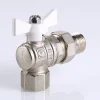 ᐉ Шаровой кран Valtec Base угловой с полусгоном 3/4 вн.-нар. с белой ручкой VT.228.NW.05 ✅ фото | Valtec ⭐ Progreem.by