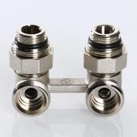 ᐉ Узел угловой Valtec 1/2" x 3/4" (евроконус) для нижнего подключения радиатора ✔️ фото | ⏩ Progreem.by