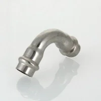 ᐉ Пресс-угольник 90° (раструб-раструб) из нержавеющей стали Valtec 22 мм ✔️ фото | ⏩ Progreem.by