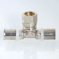 ᐉ Пресс-фитинг тройник Valtec с переходом на обжим. соед. 20-15-20 мм ✔️ фото | ⏩ Progreem.by