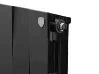 ᐉ Радиатор биметаллический Royal Thermo PianoForte 200 Чёрный [6 секций] ✔️ фото | ⏩ Progreem.by