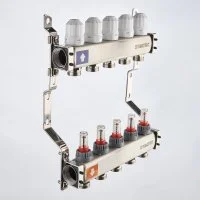 ᐉ Коллекто Valtec из нержавеющей стали VTc.579.EMN 1", 3 выхода x 3/4", "евроконус" ✔️ фото | ⏩ Progreem.by