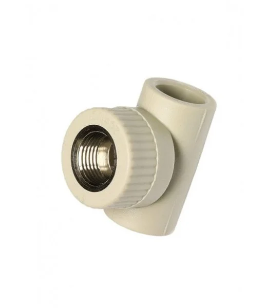 Тройник полипропиленовый 90° Wavin Ekoplastik с переходом на вн. р. 32х1/2