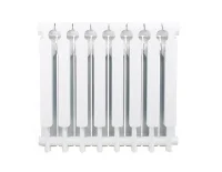 ᐉ Радиатор алюминиевый Halsen 350/80 [8 секций] ✔️ фото | ⏩ Progreem.by