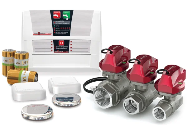 ᐉ Система защиты от протечки воды Аквасторож «Оригинал, Эксперт+» 1/2", от батареек/от сети ✔️ фото | ⏩ Progreem.by