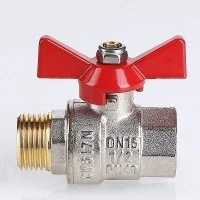 ᐉ Шаровой кран Valtec Base, рукоятка бабочка 3/4 вн.р - нар.р. ✔️ фото | ⏩ Progreem.by