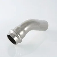 ᐉ Пресс-угольник 45° (раструб-труба) из нержавеющей стали Valtec 28а x 28 мм ✔️ фото | ⏩ Progreem.by