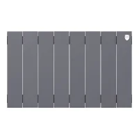 ᐉ Радиатор биметаллический Royal Thermo PianoForte 300 Серебристый [8 секций] ✔️ фото | ⏩ Progreem.by