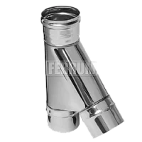 Тройник 135° отвод по конденсату (папа) Ferrum 0.8 мм d 115 мм