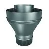 Переход прямой для дымохода Конвекция d 250/350 мм