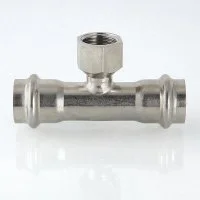 ᐉ Пресс-тройник из нержавеющей стали Valtec вн. р. 28 мм x 3/4 ✔️ фото | ⏩ Progreem.by