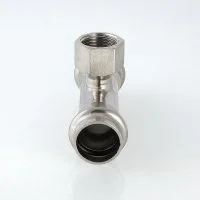 ᐉ Пресс-тройник из нержавеющей стали Valtec вн. р. 28 мм x 3/4 ✔️ фото | ⏩ Progreem.by