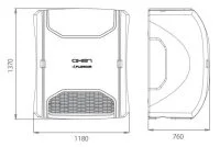 ᐉ Вентиляционная установка Flowair OXeN-X2-W-1.2-V ✔️ фото | ⏩ Progreem.by