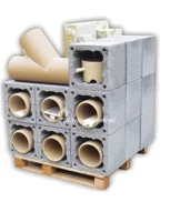 ᐉ Керамический дымоход Schiedel UNI (Rondo plus) с вентканалом d 250 - 10 м.п. тройник 45° ✔️ фото | ⏩ Progreem.by