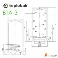 ᐉ Буферная емкость Теплобак ВТА-3 [2000 л] ✔️ фото | ⏩ Progreem.by