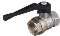 ᐉ Кран никелированный шаровый БАЗ НК 11Б27п1 2” вр/вр, рычаг ✔️ фото | ⏩ Progreem.by