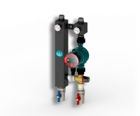 Насосная группа с термостатическим смесительным клапаном Север TS Smart 25/4