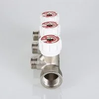 ᐉ Коллектор с регулирующими вентилями Valtec 3/4", 4 х 1/2" ✔️ фото | ⏩ Progreem.by
