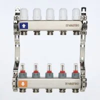 ᐉ Коллекто Valtec из нержавеющей стали VTc.579.EMN 1", 3 выхода x 3/4", "евроконус" ✔️ фото | ⏩ Progreem.by