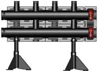 Коллектор распределительный Meibes на 2 контура [1150 кВт]
