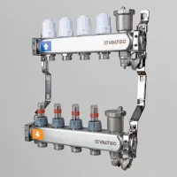 Коллектор из нержавеющей стали с регулирующими клапанами и расходомерами Valtec 1", 3 выхода x 3/4", "евроконус" ᐉ Коллектор из нержавеющей стали с регулирующими клапанами и расходомерами Valtec 1", 3 выхода x 3/4", "евроконус" ✔️ фото | ⏩ Progreem.by