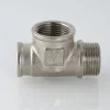 Тройник латунный Valtec с переходом на нар.р. 1/2" VTr.134 ᐉ Тройник латунный Valtec с переходом на нар.р. 1/2" VTr.134 VTr.134.N.0004 ✅ фото | Valtec ⭐ Progreem.by