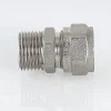 ᐉ Соединитель прямой обжимной Valtec 32 мм х 1" с переходом на наружную резьбу VTm.301.N.003206 ✅ фото | Valtec ⭐ Progreem.by