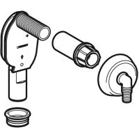 ᐉ Сифон Geberit внутристенный для стиральной/посудомоечной машины, d 40 мм, хром глянцевый 152.235.21.1 ✔️ фото | ⏩ Progreem.by