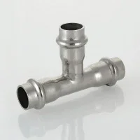 ᐉ Пресс-тройник из нержавеющей стали VALTEC 54 х 42 х 54 мм ✔️ фото | ⏩ Progreem.by